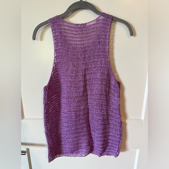 Mikoh Ulupua Crochet Coverup Dress in Purple NWT - Picture 6 of 6